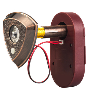 防盗门猫眼门镜家用监控摄像头门铃堵孔通用二合一盖器入户大门