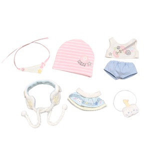 娃岛联萌x小猫冻梨棉花娃娃10cm娃衣音乐系列sp超萌软萌绒绒套装