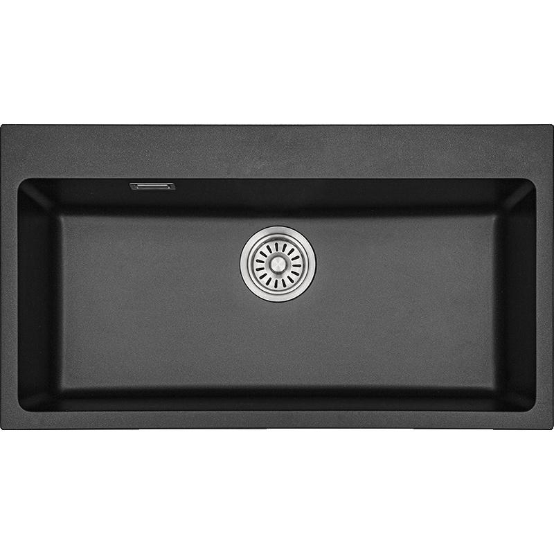 科恩纳U12小户型花岗岩水槽单槽厨房石英石台下洗菜盆吧台洗碗池