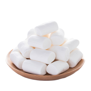 棉花糖雅谷500克纯白棉花糖低甜白柱棉花糖雪花酥牛轧糖的原材料