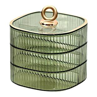 糖果盒轻奢果盘家用客厅茶几新年零食瓜子摆放坚果分格收纳干果盘