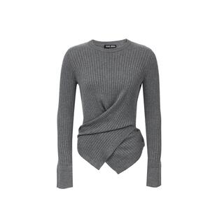 绫致Vero Moda针织衫2026春季新款含莱赛尔不规则下摆上衣