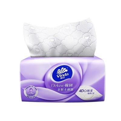 维达立体美抽纸3层m码100抽20包