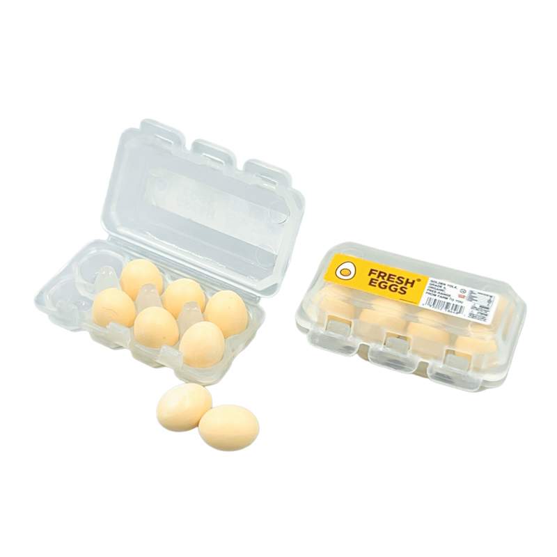 微缩迷你鸡蛋冰块波子汽水迷你食玩适用于娃屋冰箱道具摆件zuru