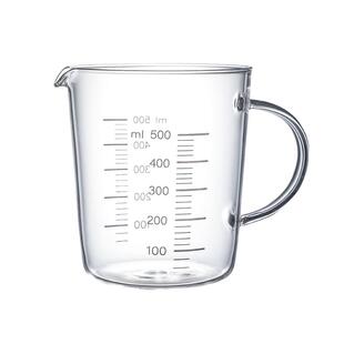 【自营】霜山小量杯耐高温玻璃杯打蛋烘焙牛奶杯微波加热刻度杯
