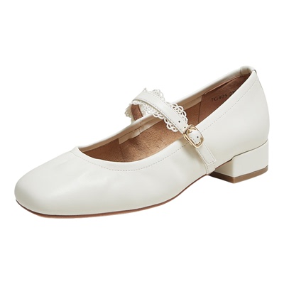 他她百搭女玛丽珍鞋浅口单鞋