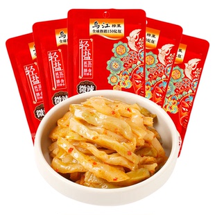 乌江微辣榨菜丝减盐涪陵早餐配粥酱腌菜泡菜咸菜特色下饭菜