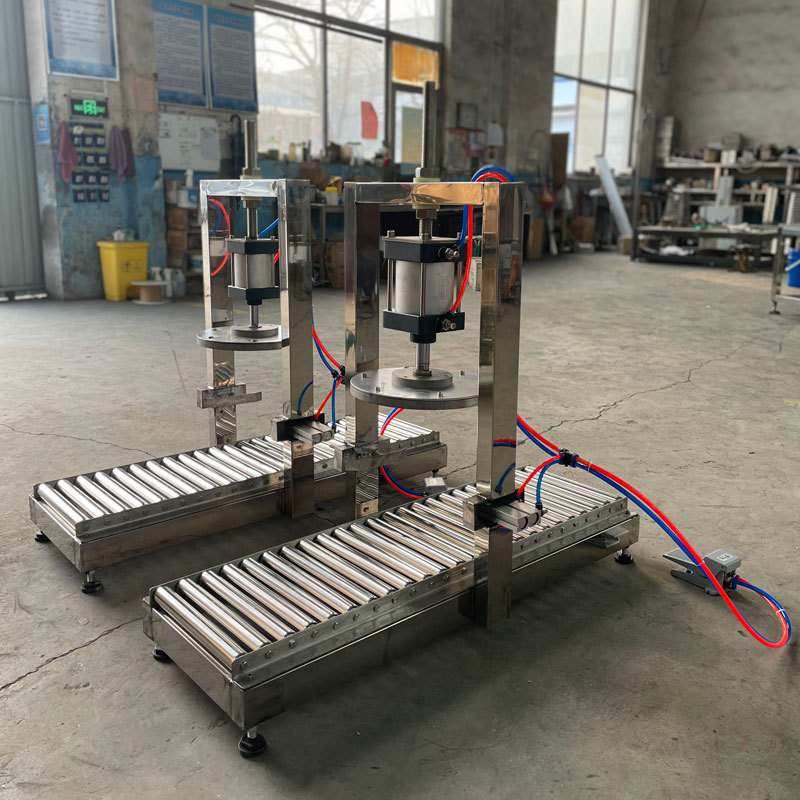 供应封口压盖机 半自动中桶塑料桶灌装封口压盖机 气动压盖机