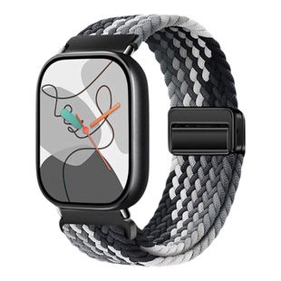 磁吸扣尼龙编织适用华为fit4手表表带fit4pro透气高级创意运动官方手环watch Fit3/2/1代替换腕带男女新款夏