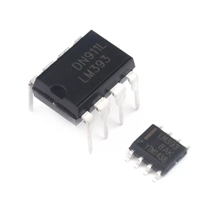 LM393 N/P LM393DR SOP-8 电压比较器 芯片IC DIP-8 双比较器芯片