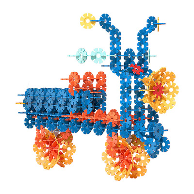 雪花片幼儿园智力开发拼装积木
