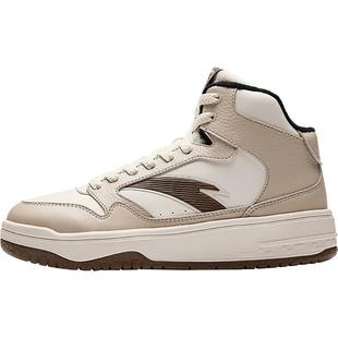 安踏PG7 街顽3丨加绒加厚保暖高帮棉鞋板鞋男冬季黑白色熊猫板鞋