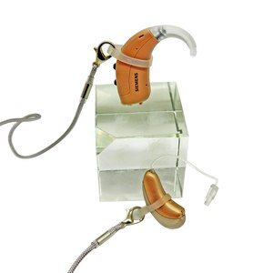 耳背式助听器人工耳蜗防丢摔带安全保护套儿童老人专用硅胶圈挂绳