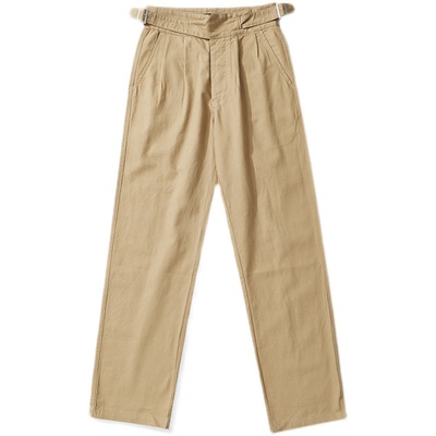 美式复古廓尔格军裤宽松直筒长裤