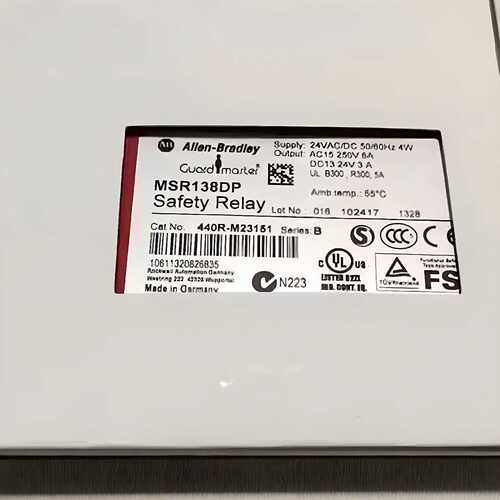 议价AB罗克韦尔安全继电器MSR138DP 440R-M23151全新原装正品现货