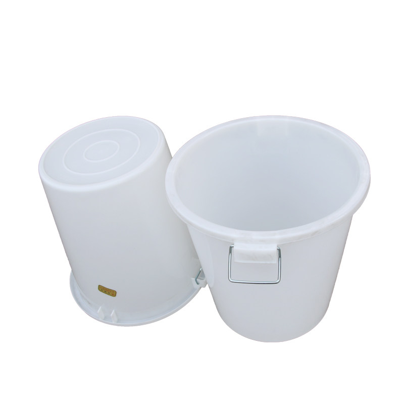大号加厚塑料水桶带盖圆桶100L150L食品级储水桶大白桶垃圾塑胶桶