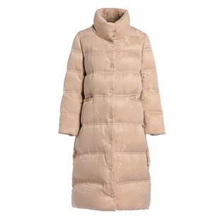 【明星同款】乔万尼时尚秋冬中长款羽绒服90白鸭绒高级感EI4T597