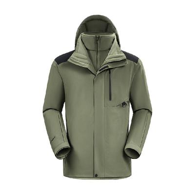 伯希和三合一抓绒防风防水冲锋衣