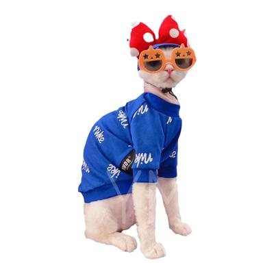 无毛猫衣服YMDR德文衣服德文帽子