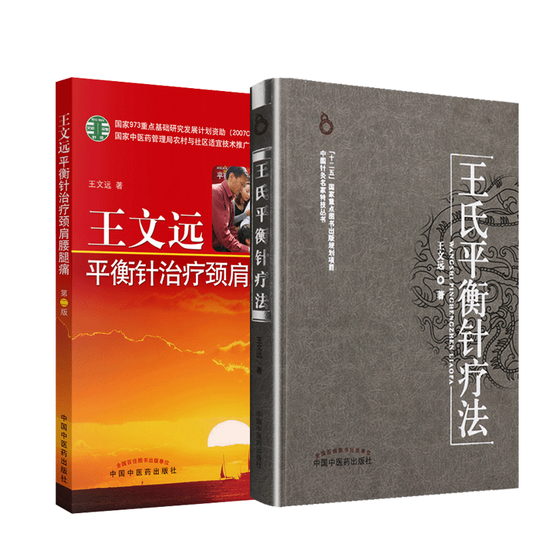 正版 氏平衡针疗法+王文远平衡针治疗颈肩腰腿痛 2本套装 王文远中医临床书籍