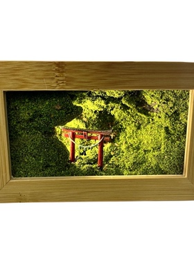 原创手工 山野林生态鸟居 USB充电小夜灯 工艺品玄关摆件装饰礼品