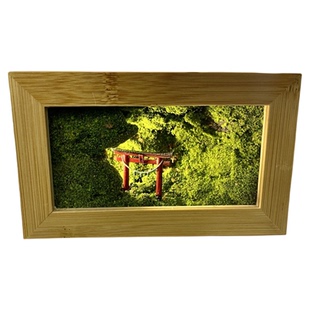 原创手工 山野林生态鸟居 USB充电小夜灯 工艺品玄关摆件装饰礼品