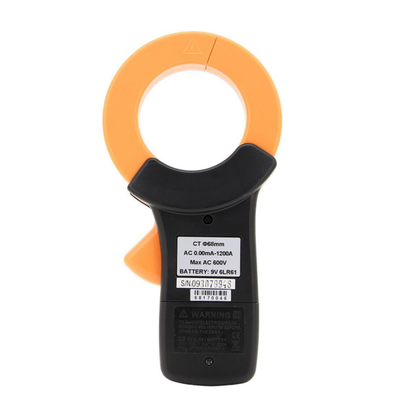 胜利仪器 毫安级钳形表 VC6800高精度钳形泄漏电流表泄露钳形万用