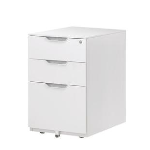 震旦办公密码文件活动柜三抽屉钢制移动推柜储物柜带锁矮柜桌下柜