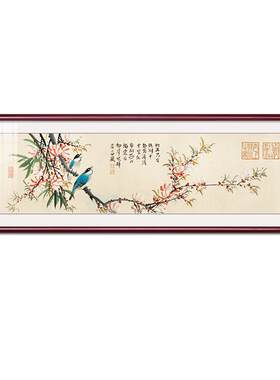 新中式花鸟酒店禅意装饰画