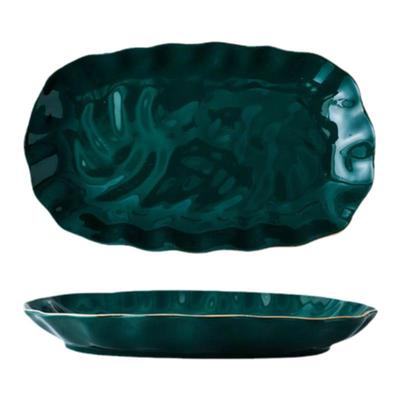 NOHSEA平盘陶瓷大众圆形绿色10寸
