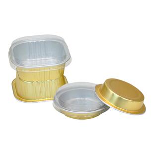 锡纸盒金色铝箔盒酱料盒鹅肝蟹黄鱼子酱小容量高端包装盒15ML50ML