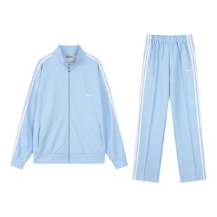 秋冬新款运动服明星同款班服男女运动套装中学生高中生校运会定制