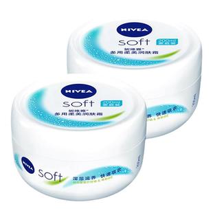 妮维雅柔美润肤面霜200ml高保湿滋润补水修护乳液官方旗舰店正品