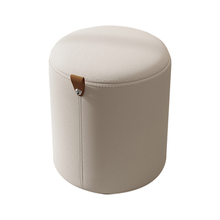 化妆凳轻奢高级感女生主卧室化妆椅梳妆台单独凳子实木圆凳梳妆凳