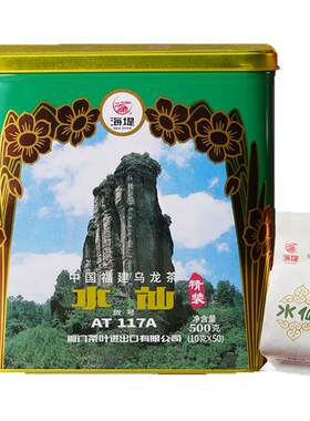 中茶海堤 AT117A水仙 乌龙茶岩茶 500g/50泡 精装中足火水仙茶