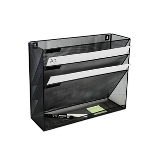 A3文件架试卷菜单8K画纸素描纸报刊杂志收纳置物架多层金属壁挂式