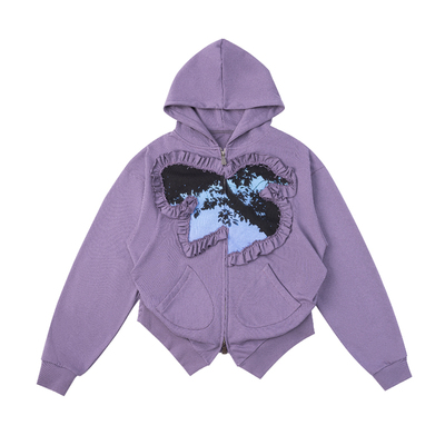 APRIORITY夕阳无限好燕尾卫衣