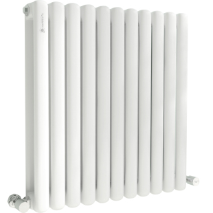 鲁本斯钢制暖气片家用板式换热器过水热卫生间横立壁挂式明装供暖