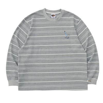 Battles棒球条纹长袖纯棉