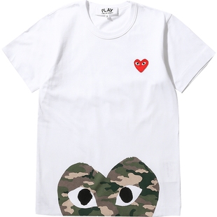 IT COMME des GARÇONS PLAY女装短袖T恤2019秋季新品爱心243XA