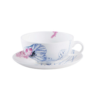 素雅浪漫 莲花摇篮曲 精美高骨瓷红茶杯器具 咖啡杯碟下午茶套装