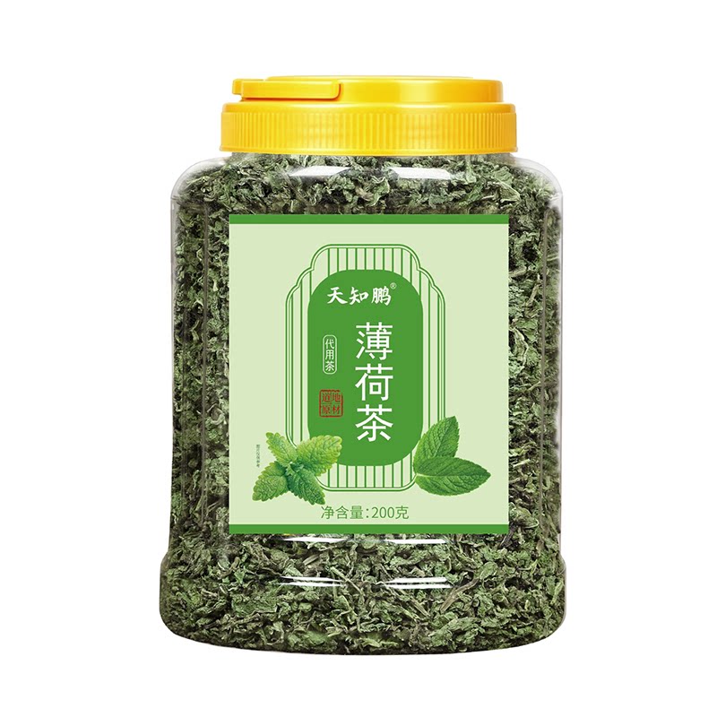 特级薄荷茶新鲜食用薄荷叶干薄荷无硫无添加夏季清凉泡水喝的凉茶