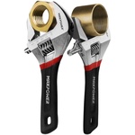 迈泊大开口短柄活动扳手短把活口扳手小号迷你多功能卫浴扳手工具