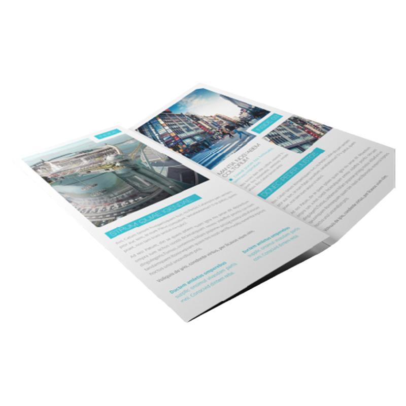 宣传单制定印刷双面设计广告a5a4