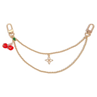 适用于lv琴谱包包链条配件speedy 20村上隆笑脸樱桃双链装饰挂件