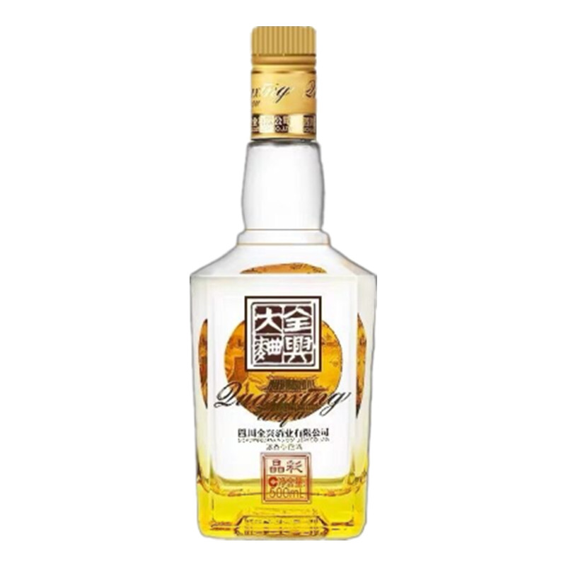 全兴大曲晶彩金纯粮食浓香型白酒
