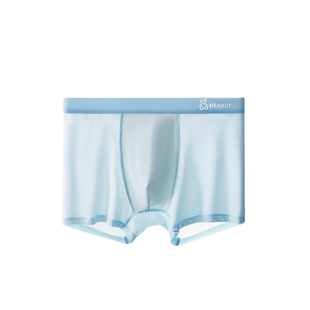 儿童内裤男童青少年冰丝夏季薄款四角短裤中大童胖童加大加肥学生