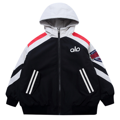 男童棒球服秋冬款夹棉加厚外套