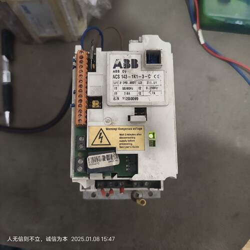 询#变频器拆机ABB ACS143一1K1一3一C变频器，成色