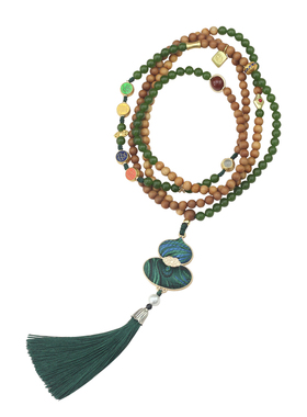 中式旗袍汉服斜跨装饰背链原创